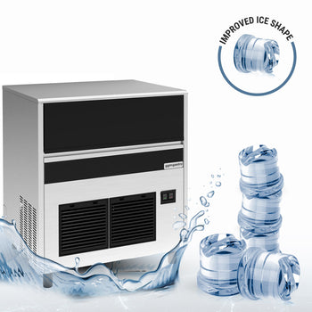 Kostkarka do lodu - cylinder - 85 kg/24 godz. - Prime Gastro