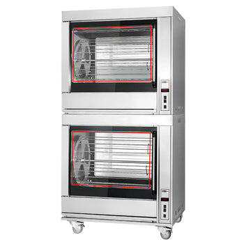 Elektryczny grill do kurczaka - 20kW - z 14 szpikulcami	dla 84 kurczaków - Prime Gastro