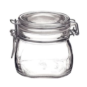 (6 sztuk) Słoik do konserwowania Bormioli Rocco - DUBLIN - 500ml - z uchylną pokrywką - Prime Gastro