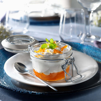 (6 sztuk) Słoik do konserwowania Bormioli Rocco - DUBLIN - 125ml - z uchylną pokrywką - Prime Gastro