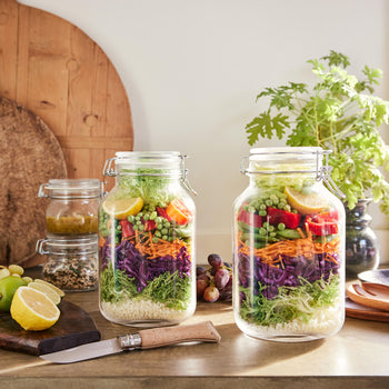 (6 sztuk) Słoik do konserwowania Bormioli Rocco - DUBLIN - 5 litrów - z uchylną pokrywką - Prime Gastro