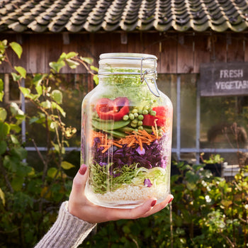 (6 sztuk) Słoik do konserwowania Bormioli Rocco - DUBLIN - 5 litrów - z uchylną pokrywką - Prime Gastro