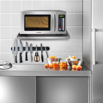 Uchwyt do mikrofalówki ze stali nierdzewnej - 530 mm - Prime Gastro