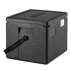 CAMBRO | CAM GOBOX® - Pojemnik na pół ładowany od góry - GN 1/1 - z paskiem do przenoszenia w kolorze czarnym