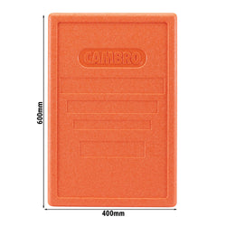 CAMBRO | CAM GOBOX® - POKRYWA - odpowiedni dla EPP140, EPP160, EPP180 & EPP180S - Pomarańczowy