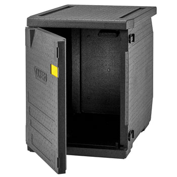 CAMBRO | CAM GOBOX® - pojemnik ładowany od przodu - EN 600x400 - bez szyn- Czarny - Prime Gastro