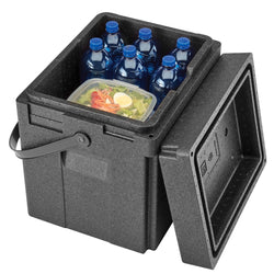 CAMBRO | CAM GOBOX® - Skrzynka na napoje z paskiem do przenoszenia - czarny pasek