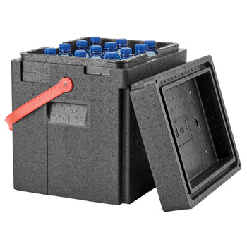 CAMBRO | CAM GOBOX® - Skrzynka na napoje z paskiem do przenoszenia - czerwony pasek - Prime Gastro