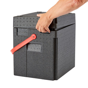 CAMBRO | CAM GOBOX® - Skrzynka na napoje z paskiem do przenoszenia - czerwony pasek - Prime Gastro