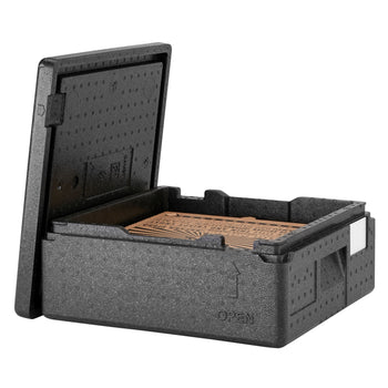 CAMBRO | CAM GOBOX® - pojemnik ładowany od góry na pizzę - na 2 pizze - Czarny - Prime Gastro