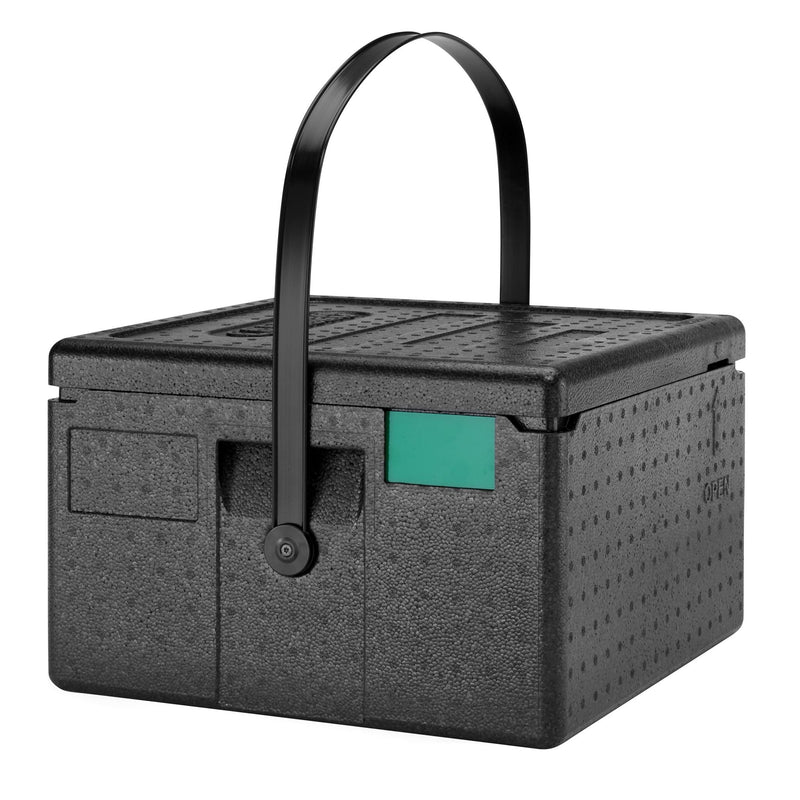 CAMBRO | CAM GOBOX® - pojemnik ładowany od góry na pizzę - z paskiem do przenoszenia - na 4 pizze - czarny