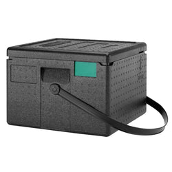 CAMBRO | CAM GOBOX® - pojemnik ładowany od góry na pizzę - z paskiem do przenoszenia - na 4 pizze - czarny