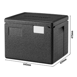 CAMBRO | CAM GOBOX® pojemnik ładowany od góry na pizzę - na 8 pizz - Czarny