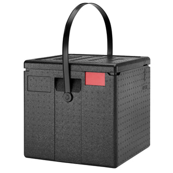 CAMBRO | CAM GOBOX® - pojemnik ładowany od góry na pizzę - z paskiem do przenoszenia - na 8 pizz - czarny - Prime Gastro