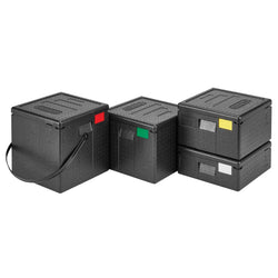 CAMBRO | CAM GOBOX® - pojemnik ładowany od góry na pizzę - z paskiem do przenoszenia - na 6 pizz - czarny