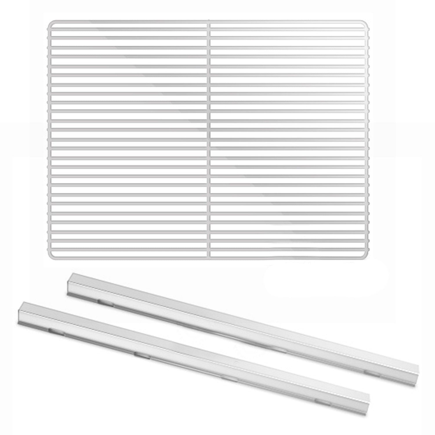 Kratka nośna (plastyfikowana) wraz z szynami ze stali nierdzewnej – GN 1/1 – do stołów chłodniczych KTI: głębokość 700 mm - Prime Gastro