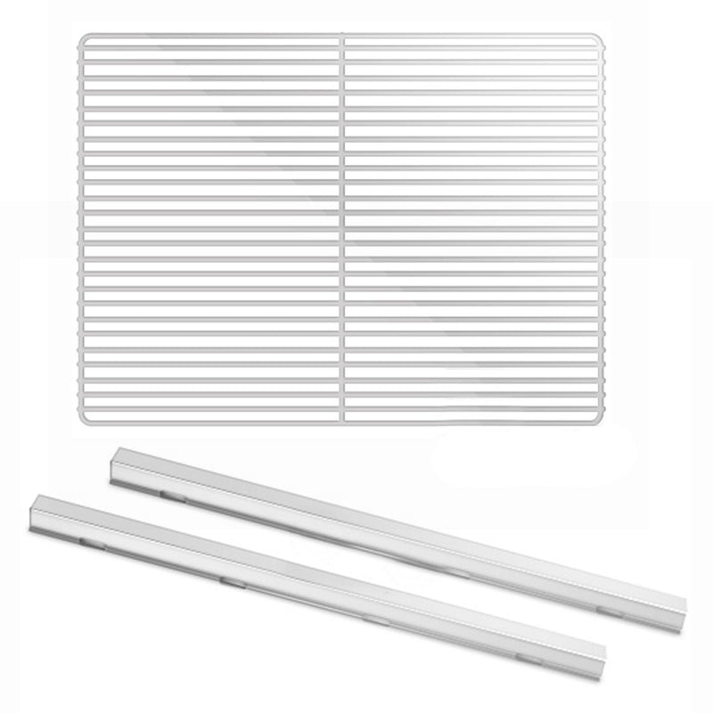 Kratka nośna (plastyfikowana) wraz z szynami ze stali nierdzewnej – GN 1/1 – do stołów chłodniczych KTI: głębokość 700 mm