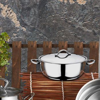 Garnek ze stali nierdzewnej Gastro - Ø 340 mm - wysokość 120 mm - 10,4 litra - Prime Gastro