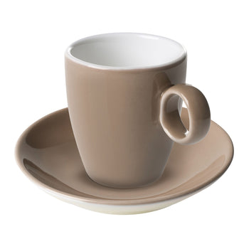 (6 sztuk) BART COLOUR CAFE - spodek do espresso - Ø 110 mm - brązowy - Prime Gastro
