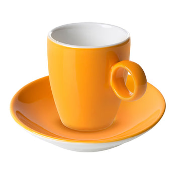 (6 sztuk) BART COLOUR CAFE - Spodek do espresso - Ø 110 mm - Pomarańczowy - Prime Gastro