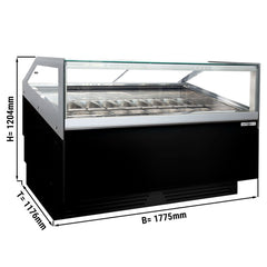 Ice Cream Counters - Removable Motor - Adam - Air Circulation