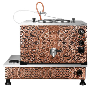 Elektryczny miedziany czajnik do herbaty - 770 mm - 22 litry - Prime Gastro