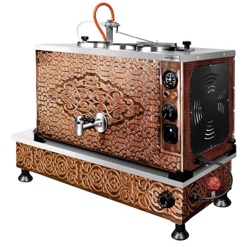 Elektryczny miedziany czajnik do herbaty - 940 mm - 33 litry - Prime Gastro