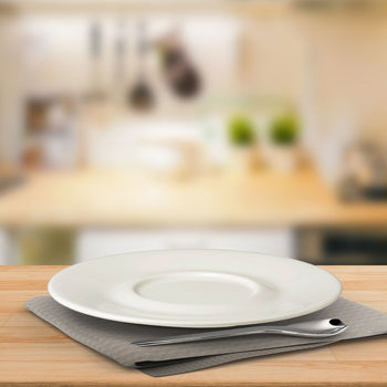 (6 sztuk) LUX - Spodek do espresso Maastricht - Ø 135 mm - kość słoniowa - Prime Gastro