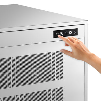 Wytwornica lodu płatkowego - 390 kg / 24 godz. - włącznie z pojemnikiem do przechowywania lodu - Prime Gastro