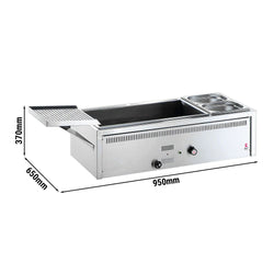 UBERT | Piec do smażenia ryb - 23,75 kW - 1 półka