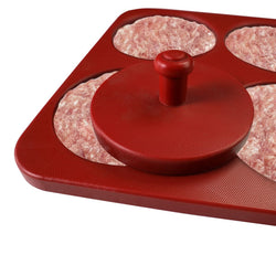 Forma do burgerów – z tworzywa sztucznego – duża – Ø 120 mm – 6 otworów – 175 g