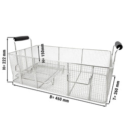 Elektryczna frytownica do ryb - 20,4 litra - 5 kW - z kranem spustowym