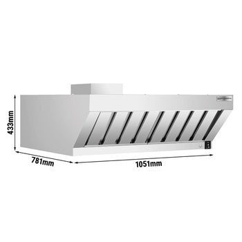 Okap kondensacyjny z filtrem węglowym do BKDMV1646, BKDTV1646, KDMV2011, KDTV2011 & KDTV4011 - Prime Gastro