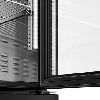 Chłodziarka do napojów - 500 litrów - wnętrze ze stali nierdzewnej - z 2 szklanymi drzwiami - Prime Gastro