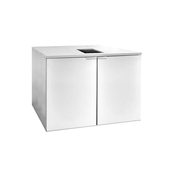 Chłodziarka bębnowa bez agregatu - Beczki 4x50 litrów - 1100x1000 mm - Prime Gastro