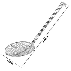 Łyżka do głębokiego smażenia - Ø 200 mm - Długość uchwytu 340 mm