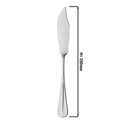 (12 sztuk) Nóż do ryb Milo - 20 cm