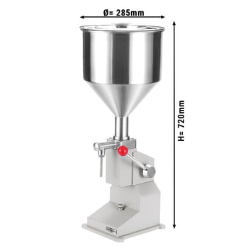 Manualna maszyna napełniająca - do płynów i past - Prime Gastro