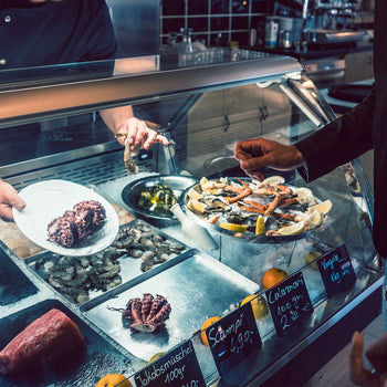 Lada chłodnicza do ryb - 1950mm - z oświetleniem LED - Prime Gastro