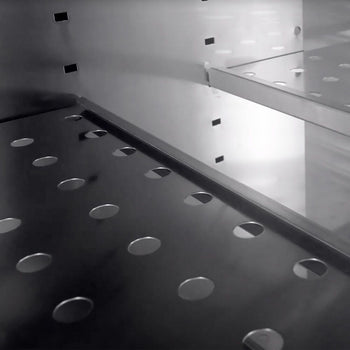 Szafa do dojrzewania mięsa na sucho - 600 mm - 1 szklane drzwi - czarna - Prime Gastro