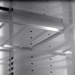 Szafa do dojrzewania mięsa na sucho - 600 mm - 1 szklane drzwi - czarna