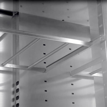 Szafa do dojrzewania mięsa na sucho - 600 mm - 1 szklane drzwi - czarna - Prime Gastro