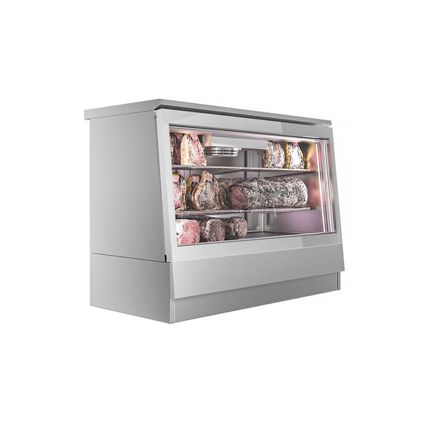 Witryna chłodnicza do dojrzewania na sucho - 1400 mm - stal nierdzewna