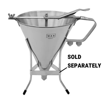 Lejek do masy lukrowej - ze stali chromowo-niklowej - Ø 18 cm - Prime Gastro