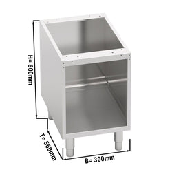 Otwarta podstawa pod urządzenia - 300 mm