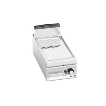 Gazowa płyta grillowa - 10 kW - Ryflowana - Prime Gastro
