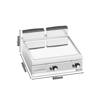 Gazowa płyta grillowa - 20 kW - Gładka - Prime Gastro