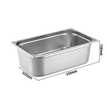 GN 1/1 Pojemnik - głębokość: 150 mm - Prime Gastro