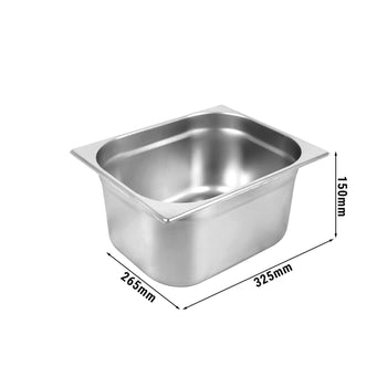 GN 1/2 Pojemnik - głębokość: 150 mm - Prime Gastro