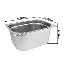 GN 1/2 Pojemnik - głębokość: 200 mm
